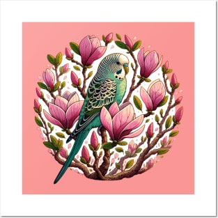 Magnolia Parakeet Posters and Art